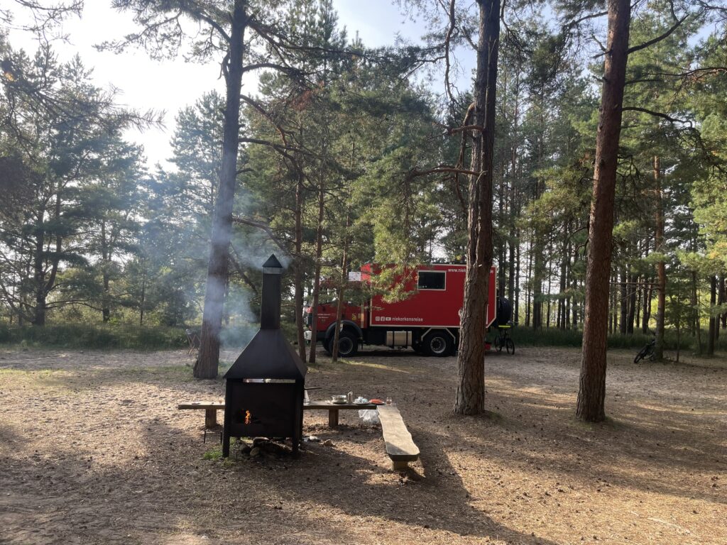 Krapi Campsite – Ein RMK Platz an der Ostsee direkt hinter der Grenze zu Lettland