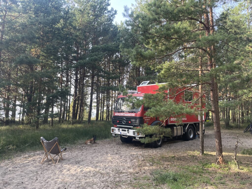 Krapi Campsite – Ein RMK Platz an der Ostsee direkt hinter der Grenze zu Lettland