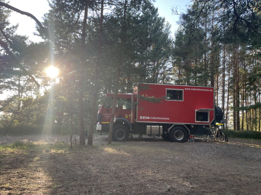 Krapi Campsite – Ein RMK Platz an der Ostsee direkt hinter der Grenze zu Lettland