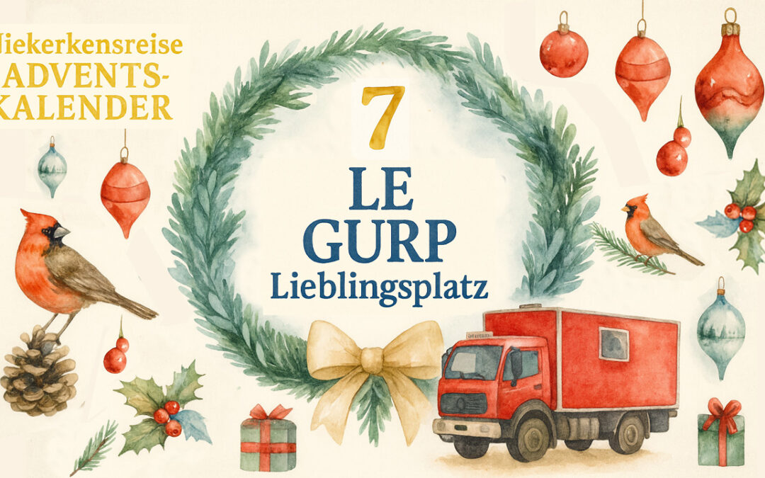 🎄 Vanlife Adventskalender Türchen #7: Camping Le Gurp – Naturcamping an der Atlantikküste Frankreichs 🇫🇷🌲🌊
