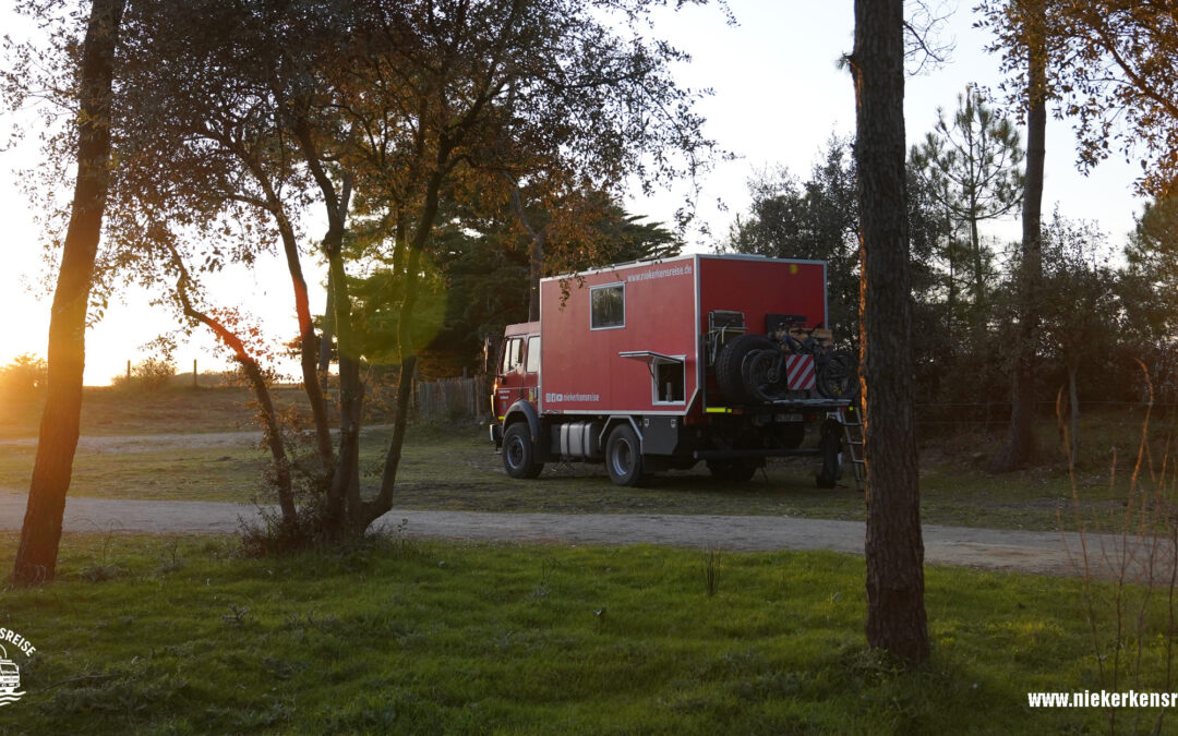 Camping-Car Park La Barre-de-Monts – Stellplatz am Atlantik 🇫🇷🌊🚒