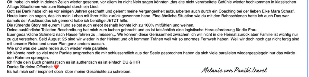 Leserrezension Vanlife Buch „Kein Reisebuch“ – authentische Geschichte Leben im Wohnmobil inspiriert
