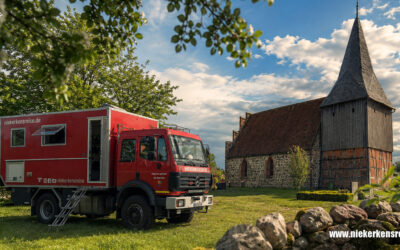 Church4Night in Blüthen: Camping an der Kirche mit dem Wohnmobil