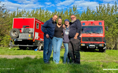 Feuerwehr-LKW Otto: Wie Katrin und Andre aus einem Mercedes 1222 ihr Traumhaus auf Rädern bauten